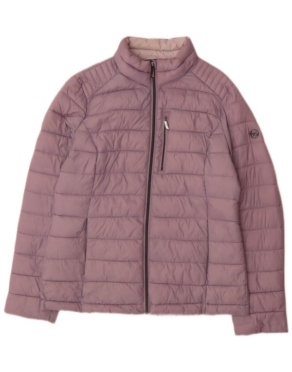 Jachetă căptușită pentru femei Michael Kors UK 14 Nailon violet mediu