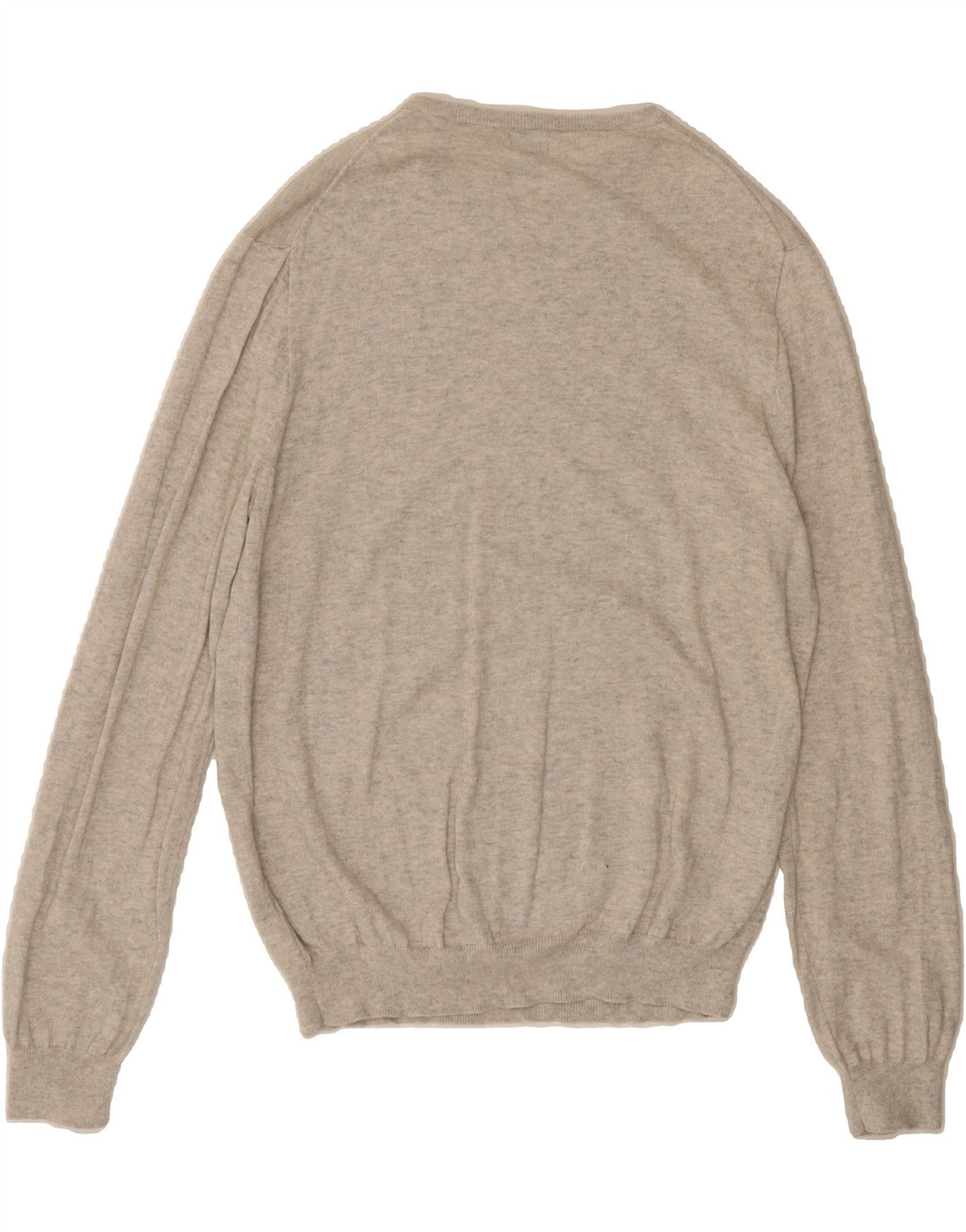 J. CREW Mens Crew Neck Jumper Sweater Large Grey Cotton Vintage J. Crew and Second-Hand J. Crew from Messina Hembry 