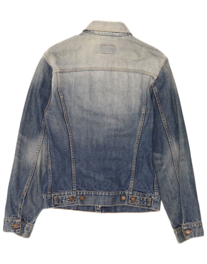 Jachetă de blugi Levi's pentru bărbați Acid Wash UK 38 Medium Blue Cotton Classic