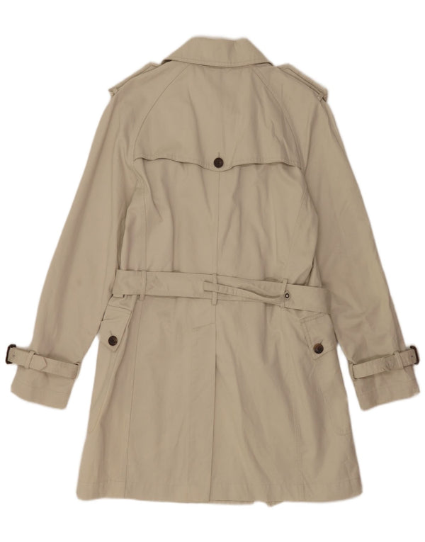 Trench Bărbați Mauro Grifoni IT 48 Bumbac Alb Murat Mediu