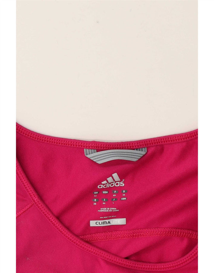 Tricou Adidas Climalite pentru femei Top UK 12 Medium Pink
