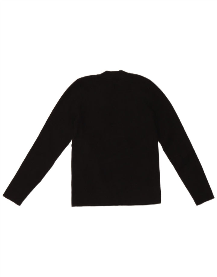 Pulover Levi's Crew Deck Jumper pentru femei UK 14 Large Black Acrylic