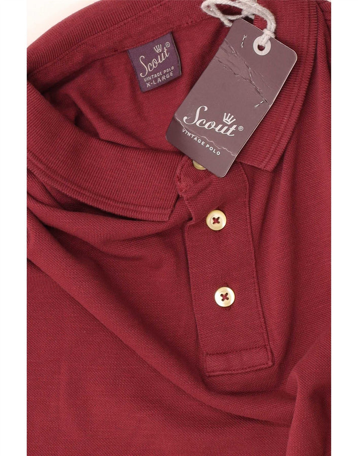 Tricou polo pentru bărbați Scout XL, bumbac maro