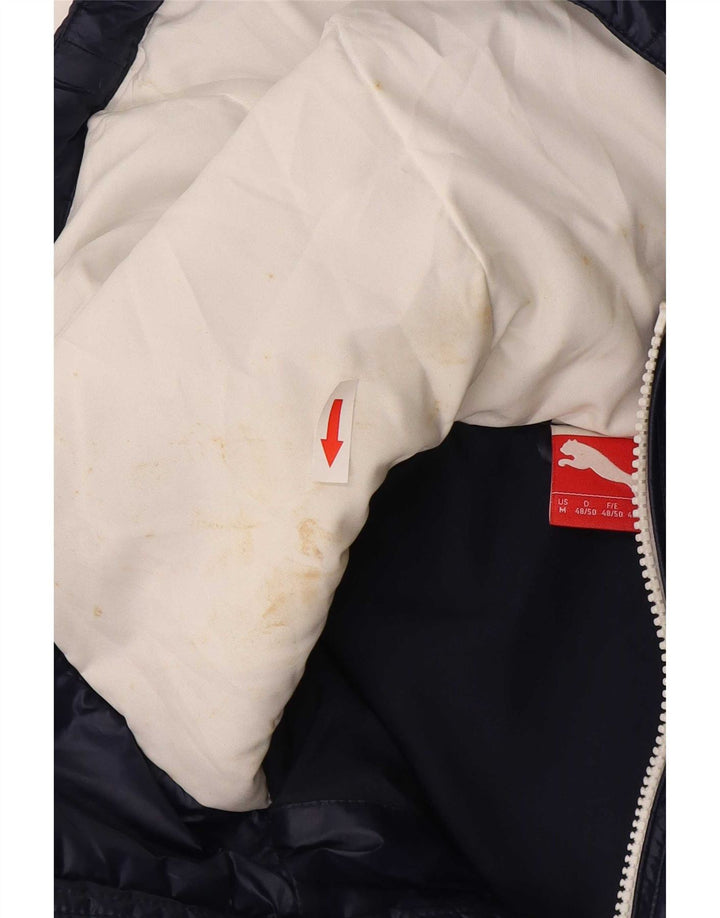 Jachetă căptușită cu glugă Puma pentru bărbați UK 38 Medium bleumarin poliester