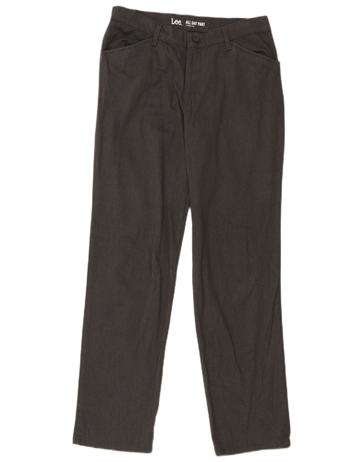 Pantaloni casual drepti pentru bărbați Lee L30 L31 bumbac gri