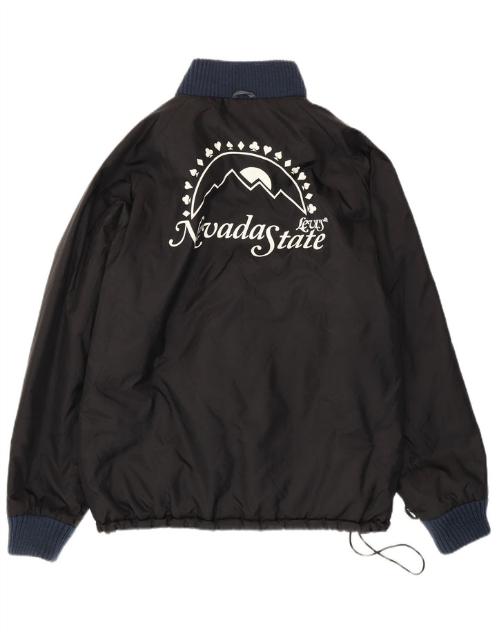Jachetă bomber Levi's Nevada Graphic Liner pentru bărbați UK 42 XL Poliamidă neagră