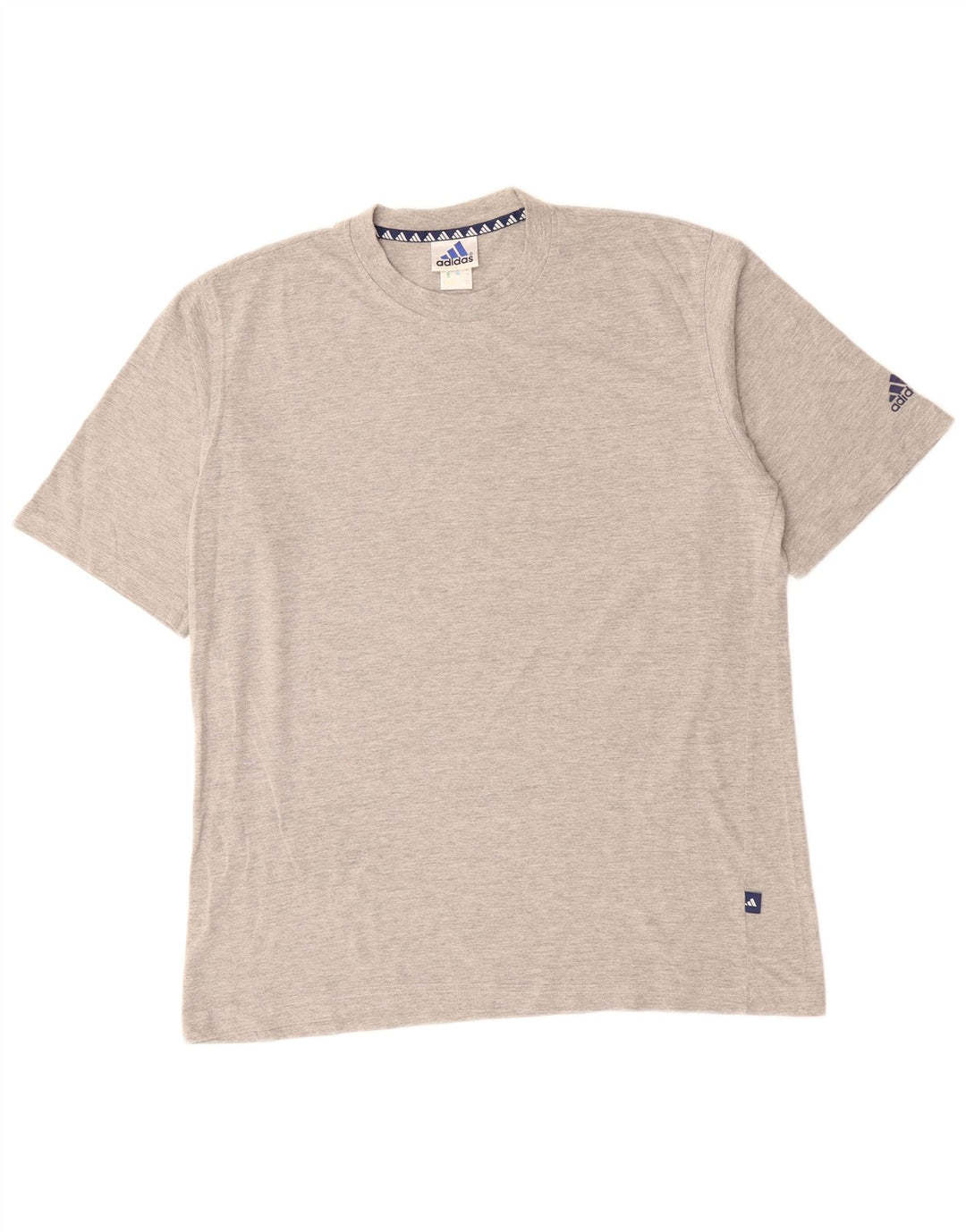 Tricou pentru bărbați ADIDAS Top UK 44/46 XL Bumbac gri