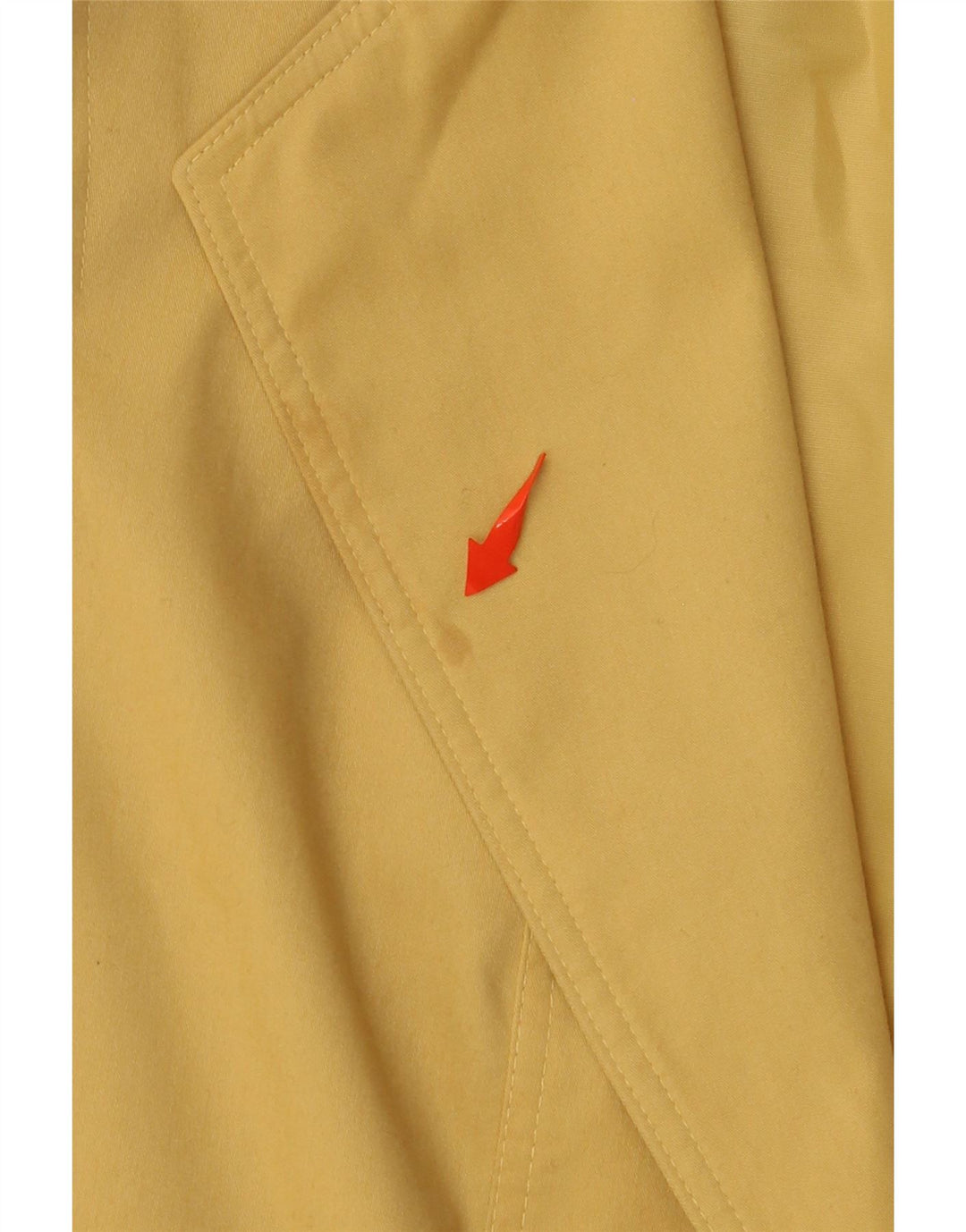 Jachetă Hucke pentru femei Crop cu 3 nasturi, bumbac galben mare, EU 42