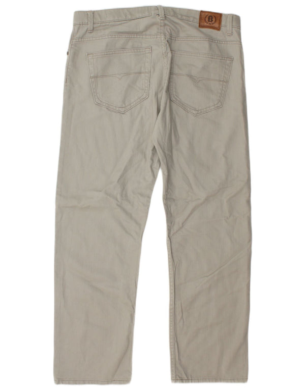 Blugi drepti pentru bărbați Marks & Spencer W36 L29 bumbac gri