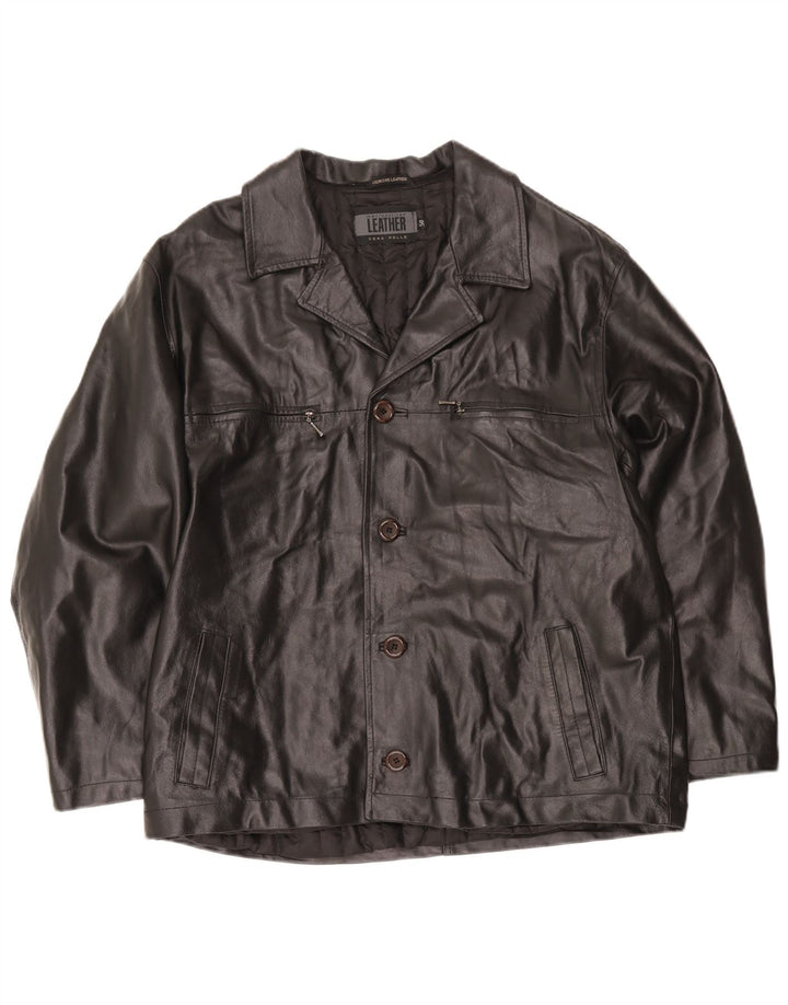 Jachetă de piele pentru bărbați Metropolitan IT 50 Large Black