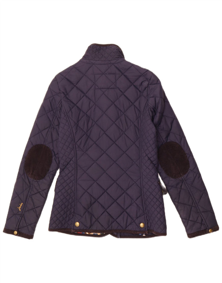 Jachetă matlasată Joules pentru femei UK 8 Small, bleumarin, poliamidă