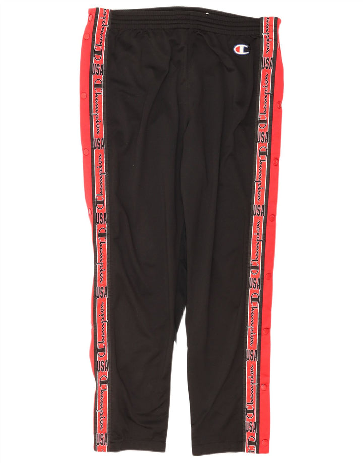 Pantaloni de trening grafic pentru bărbați Champion, mediu negru, color block