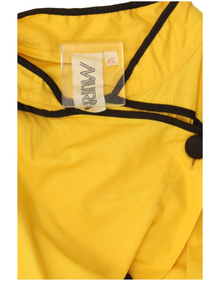 Rochie teacă fără mâneci vintage pentru femei IT 42 Galben mediu