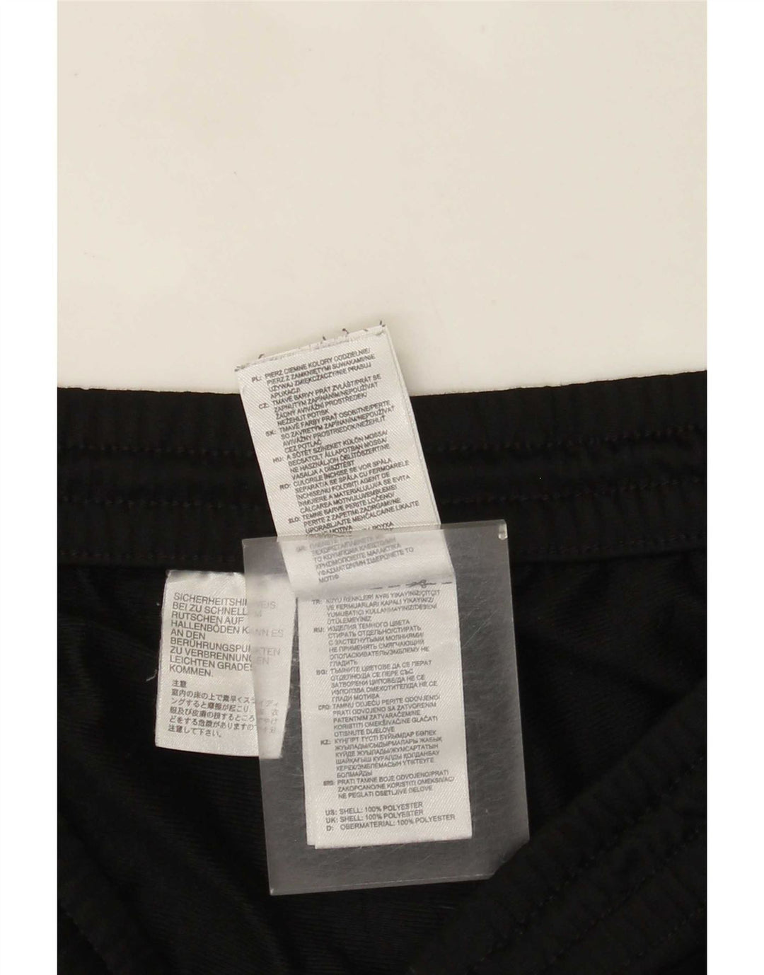 Trening complet pentru bărbați Adidas, mare, negru, poliester color bloc