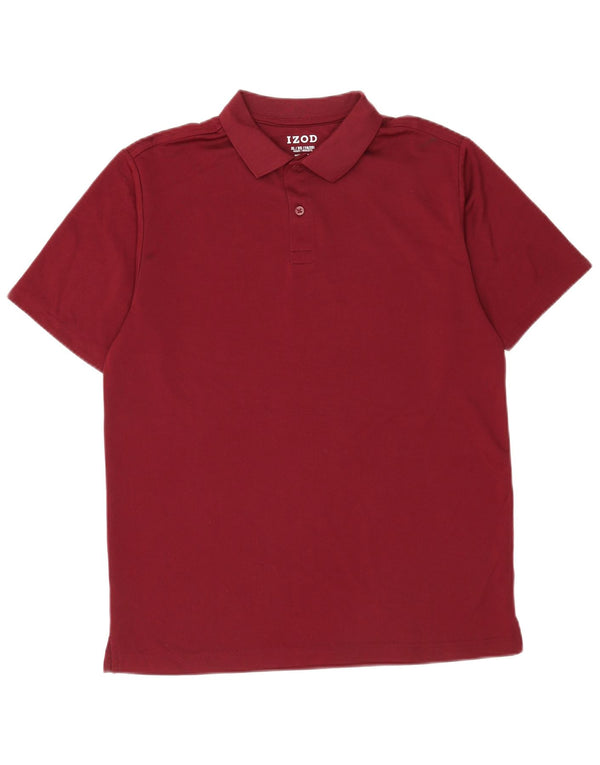 Tricou Polo Băieți Izod 15-16 Ani XL Bordeaux Poliester
