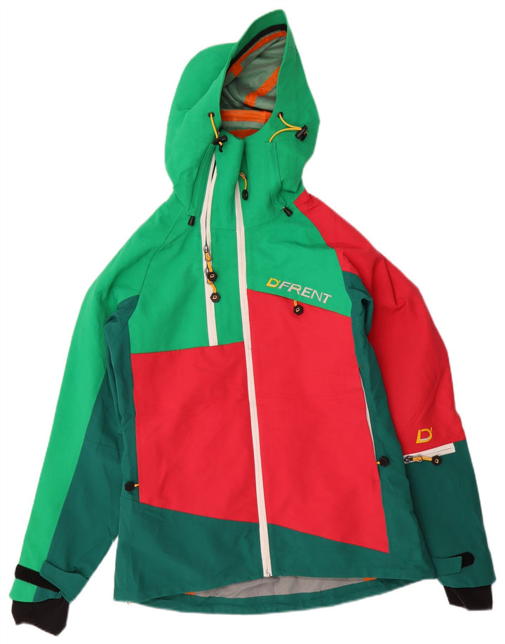 Jachetă de ploaie cu glugă cu glugă D'Frent pentru femei UK 36, color verde, mic