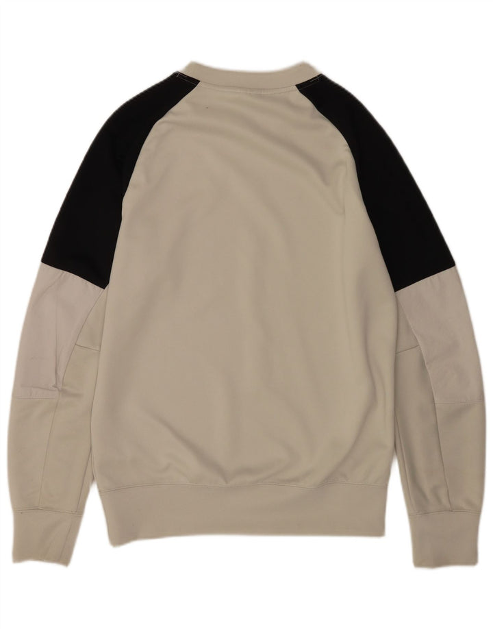 Hanorac grafic pentru bărbați Nike Pulover mic, gri, poliester color bloc