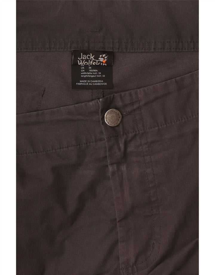 Pantaloni cargo drepti pentru bărbați JACK WOLFSKIN L36 L32 bumbac gri