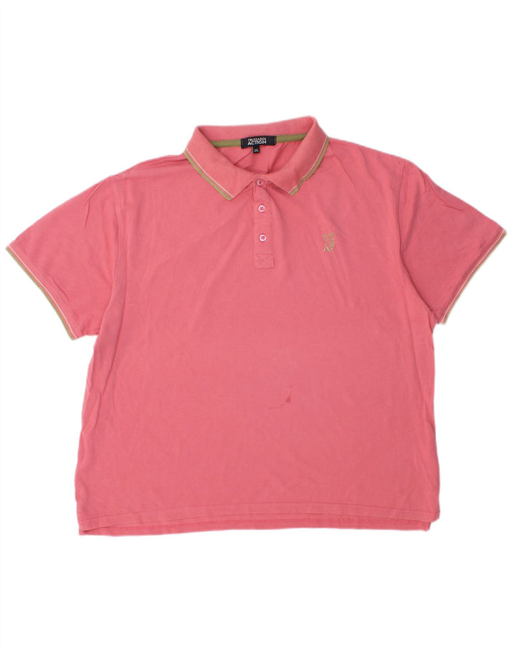 Tricou polo Trussardi pentru bărbați 3XL roz