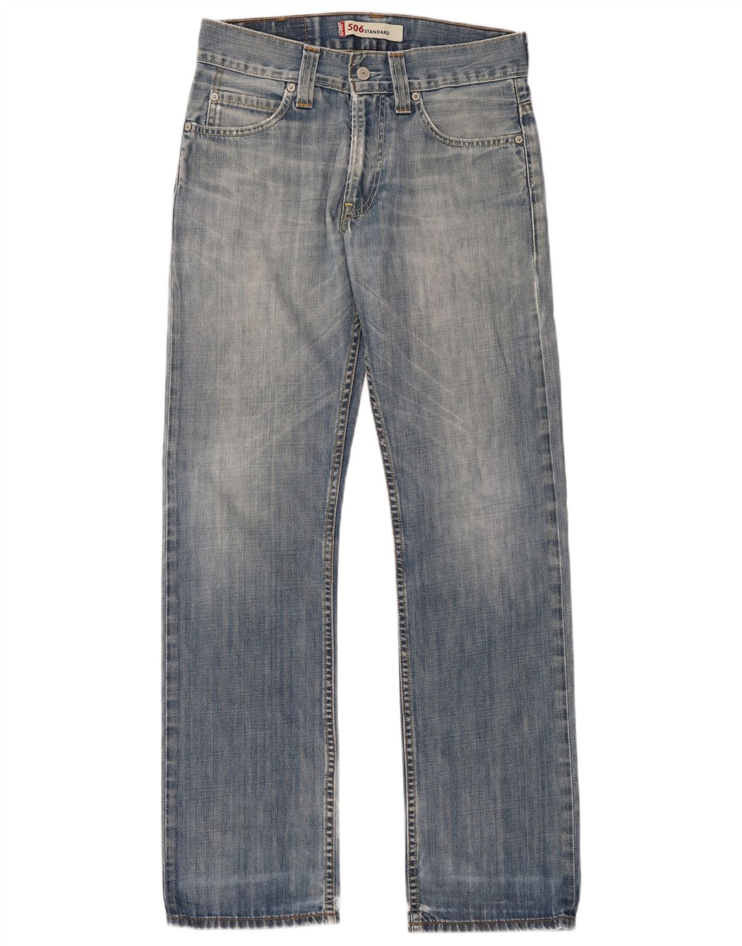 Blugi drepti Levi's 506 Standard Fit W30 L34 Albastru