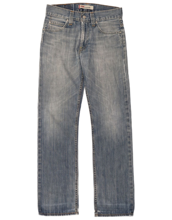 Blugi drepti Levi's 506 Standard Fit W30 L34 Albastru