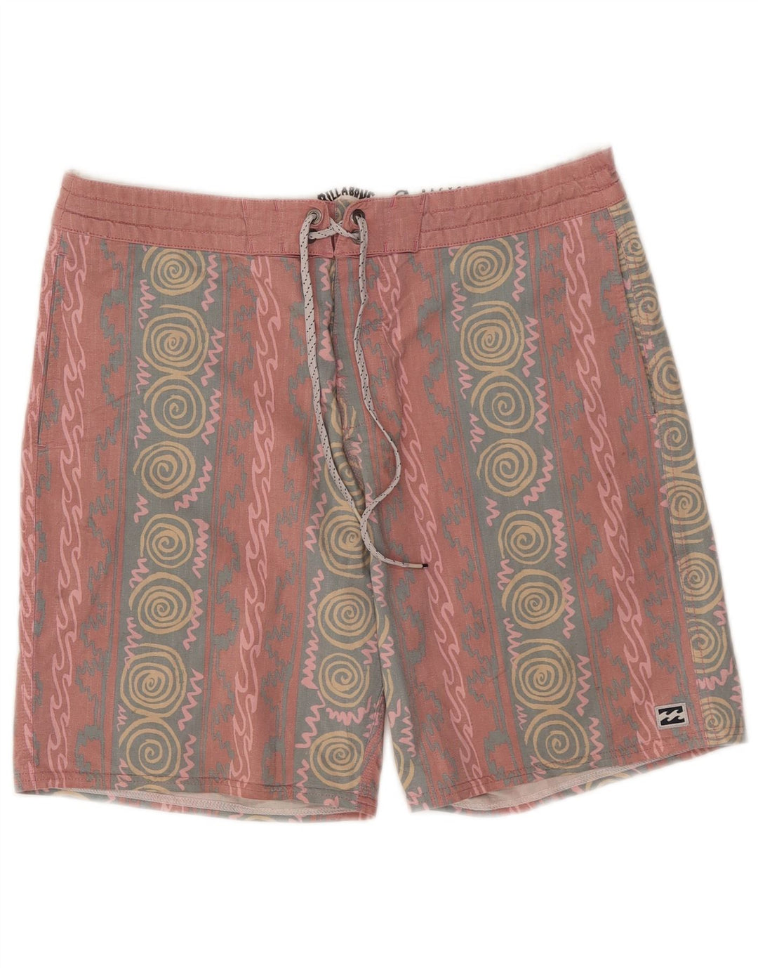 Pantaloni scurți de înot pentru bărbați Billabong, roz mediu geometric
