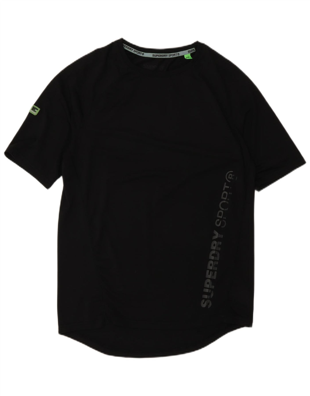 Tricou Superdry Lash Graphic pentru bărbați Top mic poliester negru