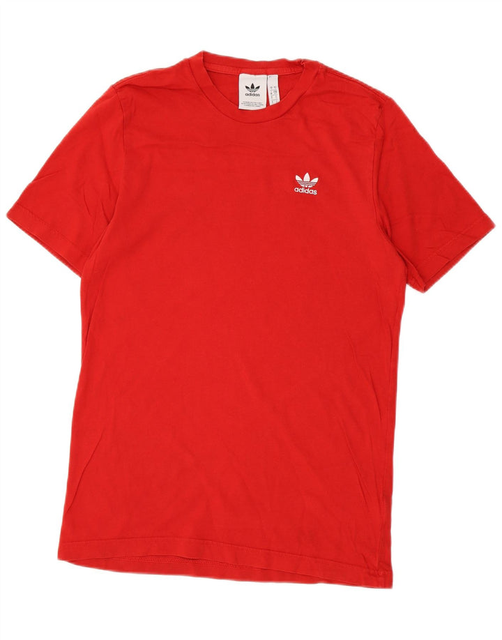Tricou pentru bărbați Adidas Top mic, roșu, bumbac