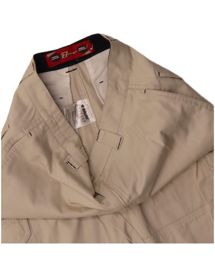 Pantaloni scurți cargo pentru bărbați Brugi W28 Small Beige Bumbac