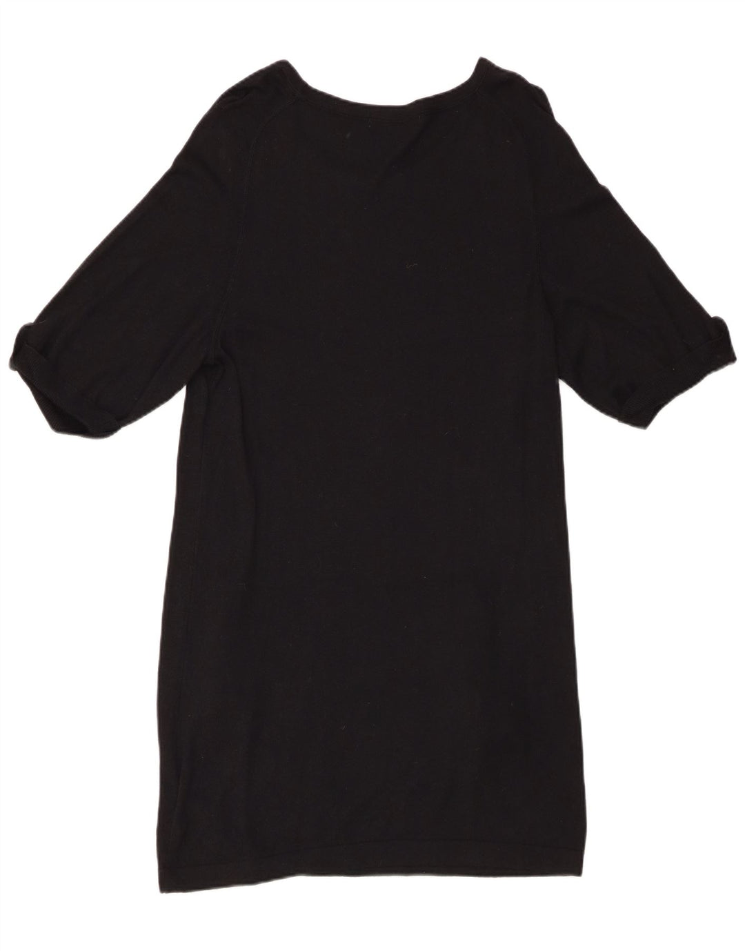 Rochie pulover cu mâneci scurte pentru femei Marks & Spencer UK 12 Medium Black