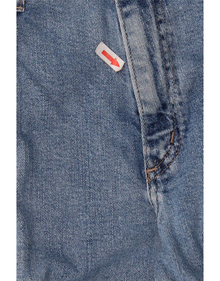 Blugi drepti pentru bărbați Wrangler W34 L30 Bumbac albastru