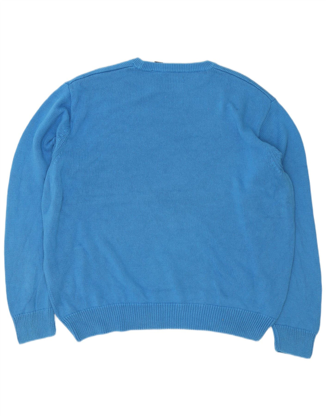 Pulover Chaps pentru bărbați, cu gât crew, 2XL, bumbac albastru