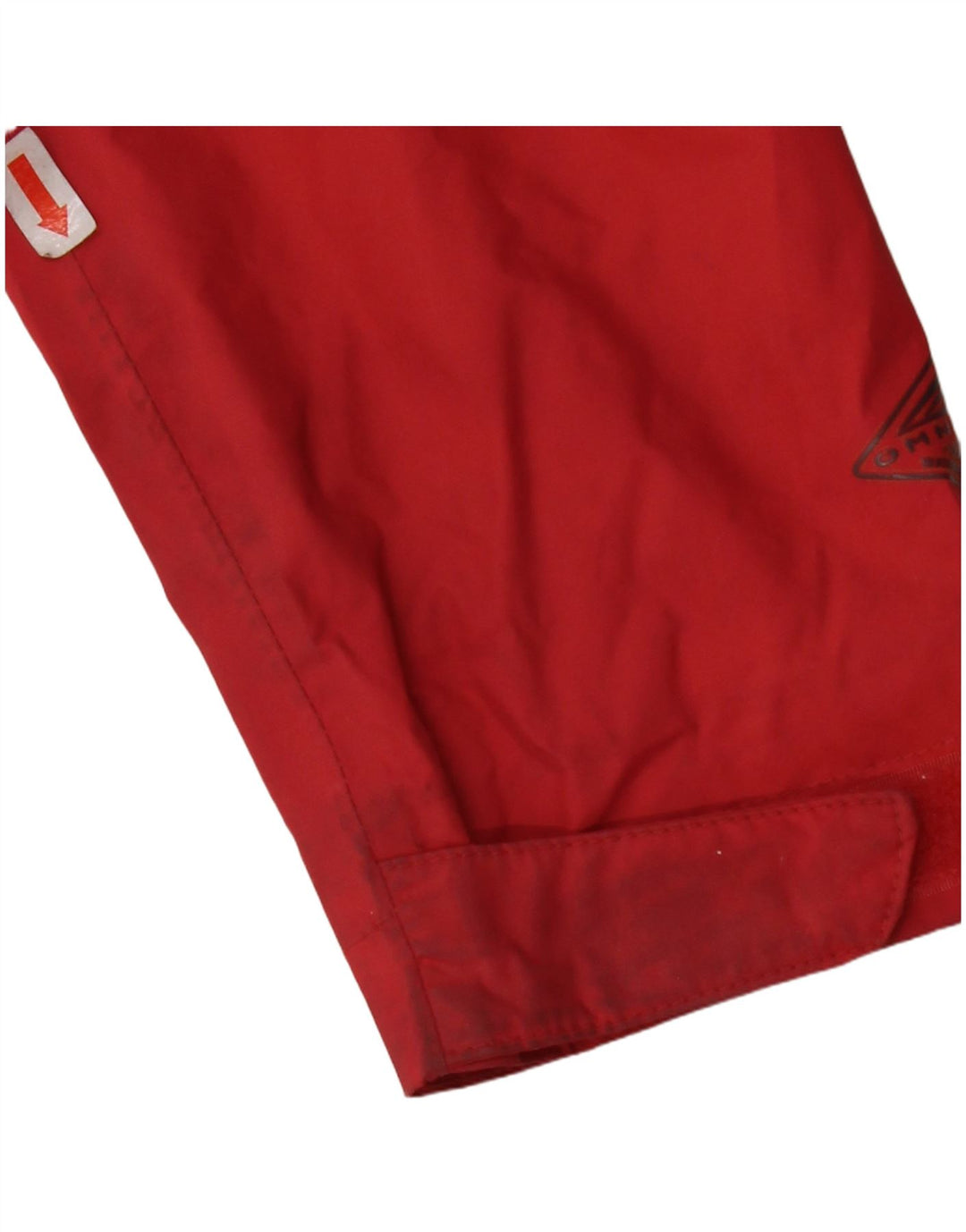 COLUMBIA Jachetă de ploaie cu glugă pentru femei UK 12 Medium Red Nylon