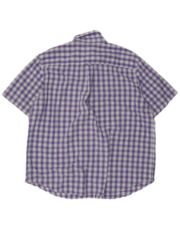Cămașă cu mânecă scurtă pentru bărbați Chaps, 3XL, purpuriu, din bumbac