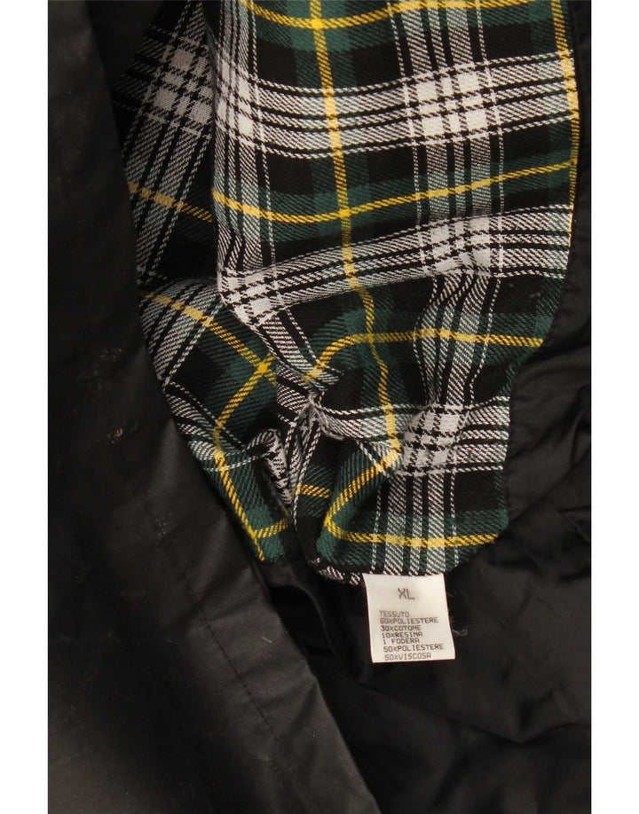 Wikes & Akerman Jachetă pentru bărbați din bumbac cerat UK 42 XL Poliester negru