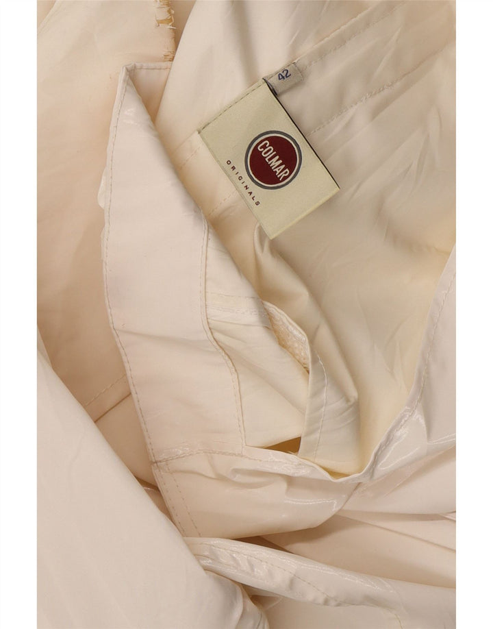 COLMAR Womens Double Breasted Bomber Jacket EU 42 Large White