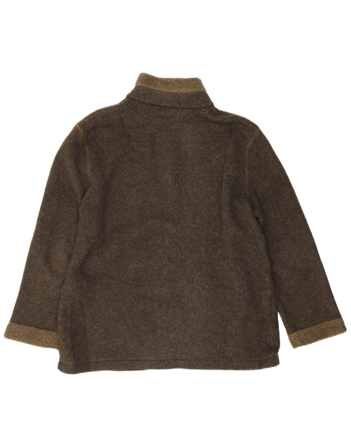 Jachetă fleece pentru femei Marks & Spencer UK 18 XL Kaki Poliester