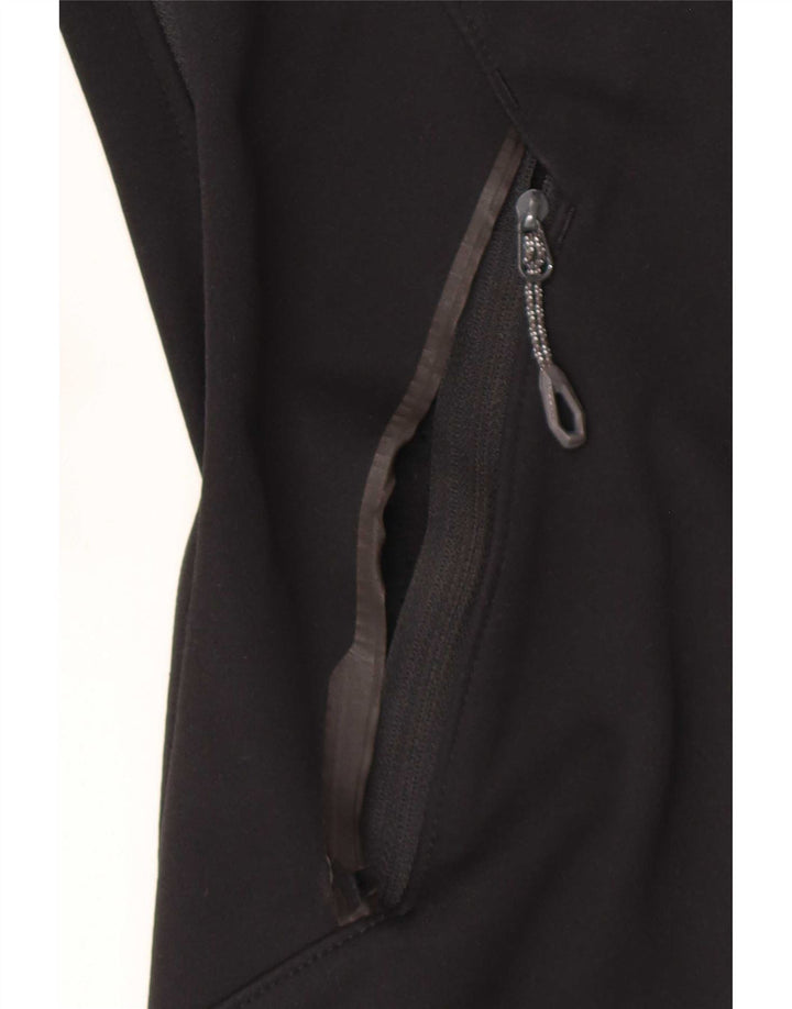 Jachetă de vânt pentru femei cu glugă Mammut UK 14 Medium Black Poliester