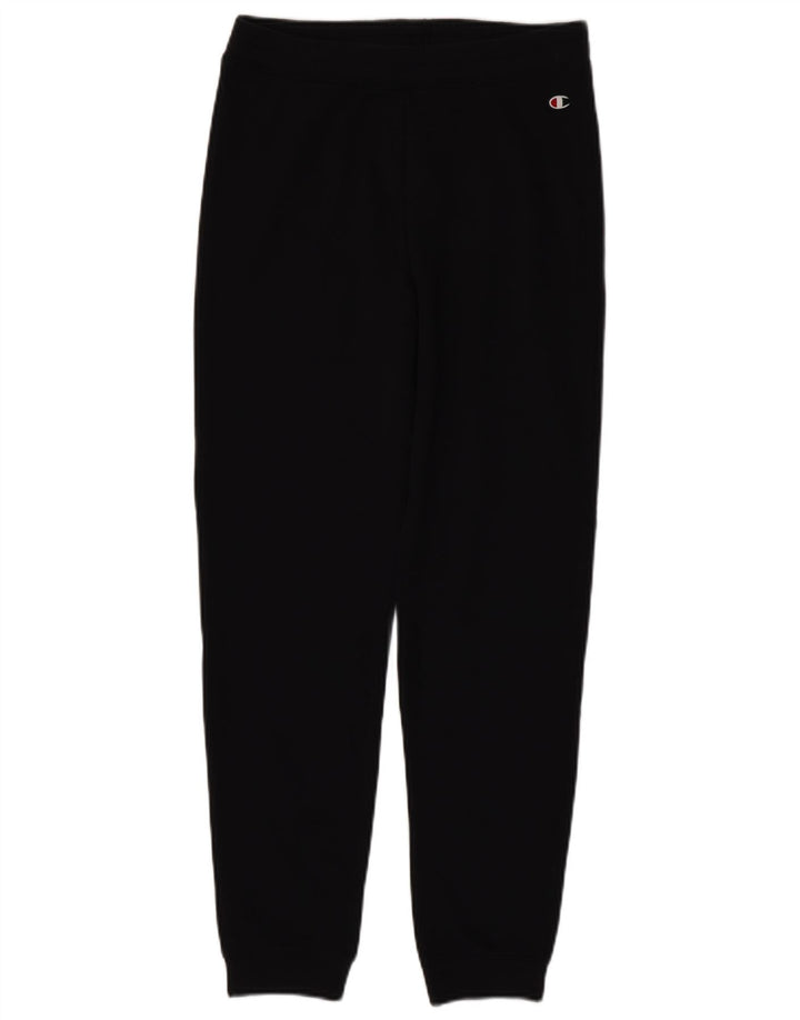 CHAMPION Băieți Pantaloni Trening Pantaloni Joggeri 15-16 Ani 2XL Bumbac Negru