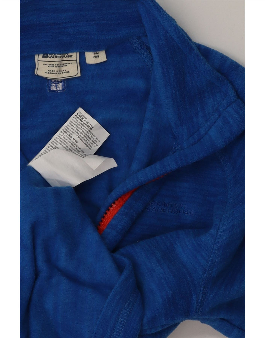 Jachetă Polar Băieți Mountain Warehouse 11-12 Ani Poliester Albastru