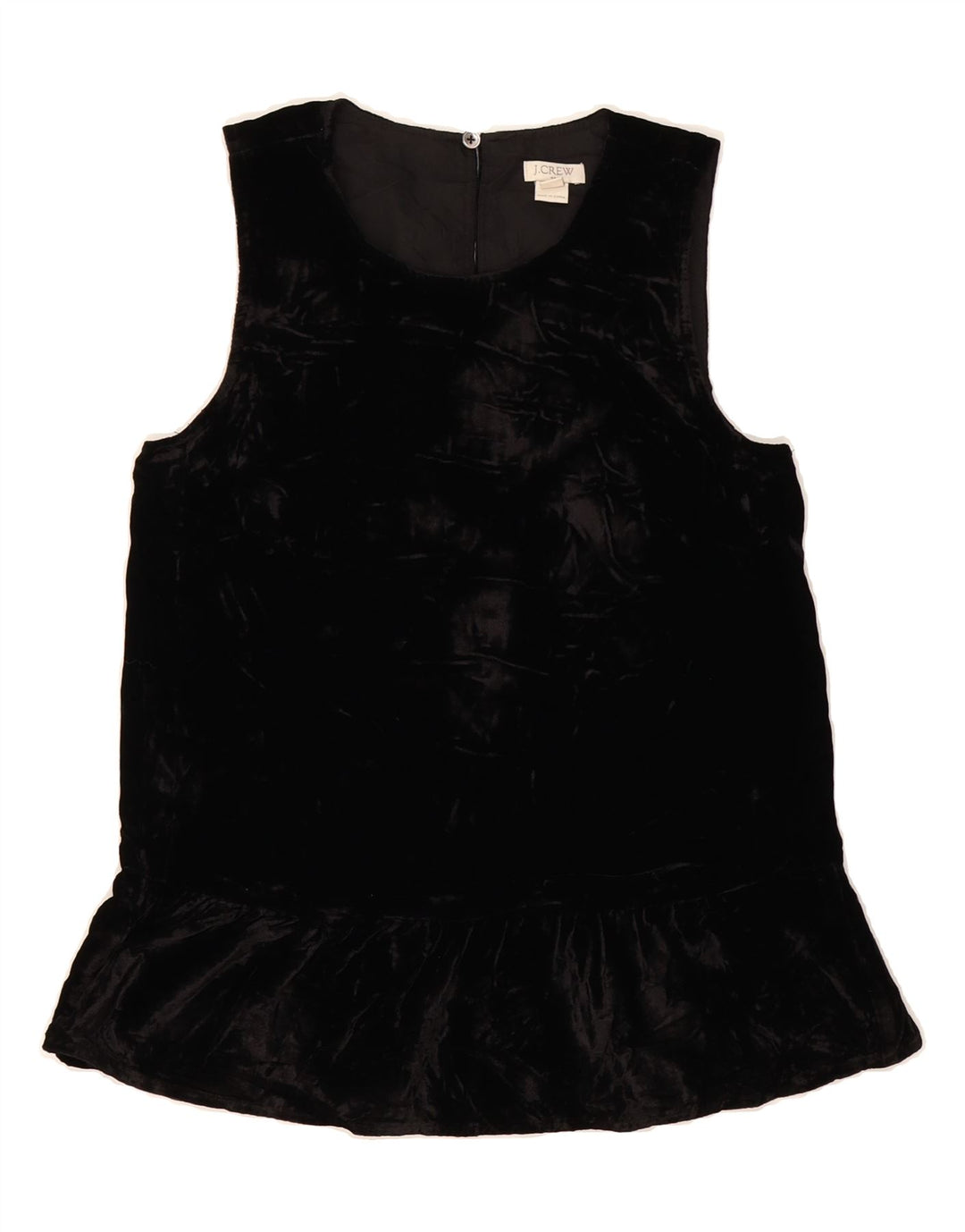 J. CREW Womens Sleeveless Blouse Top US 00 2XS Black Viscose Vintage J. Crew and Second-Hand J. Crew from Messina Hembry 