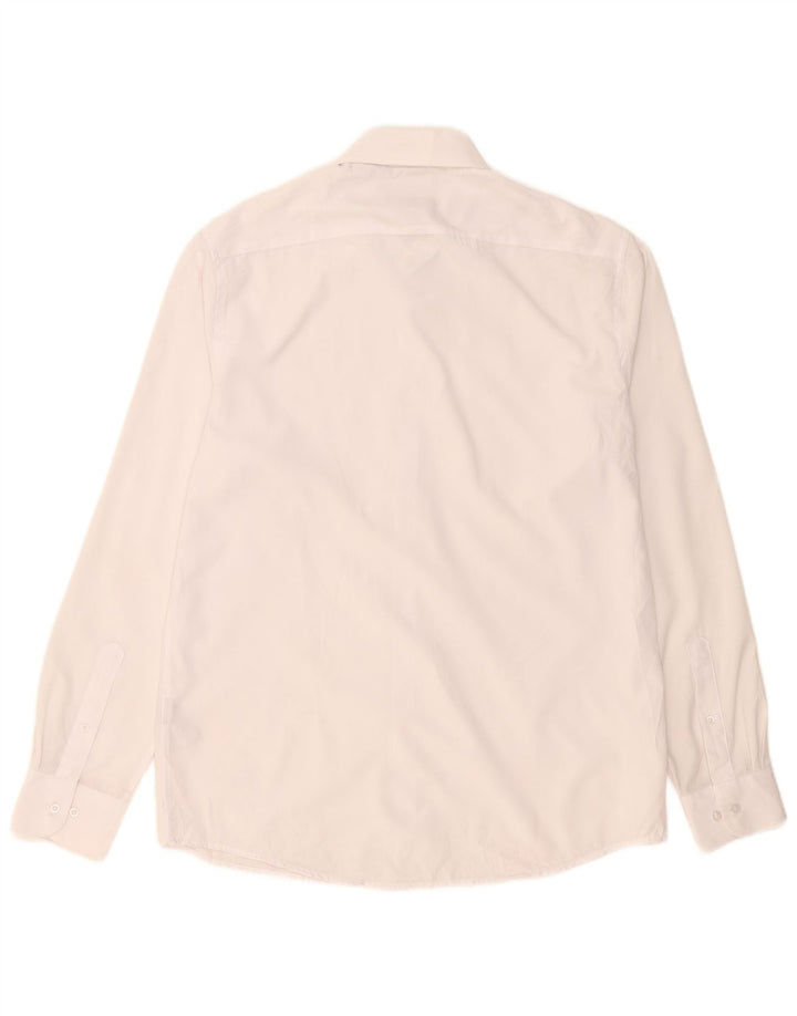 Cămașă pentru bărbați Nautica Slim Fit Mărimea 16 1/2 Poliester alb mare