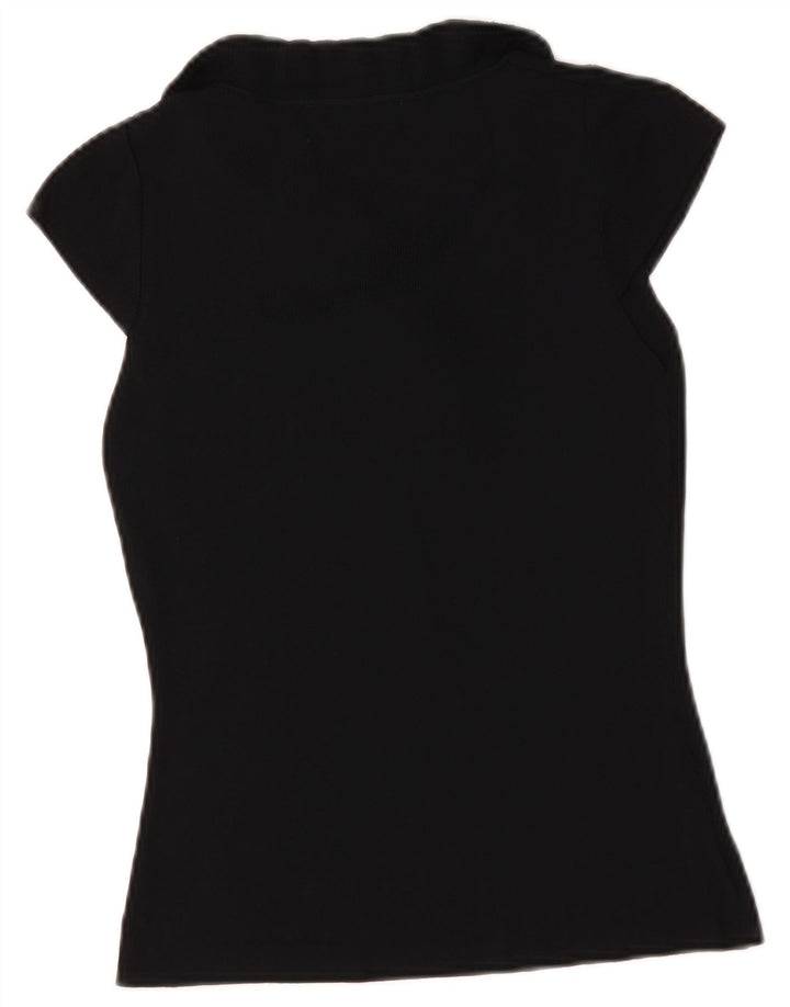 Bluză pentru femei Von Dutch UK 12 microfibre negre medii