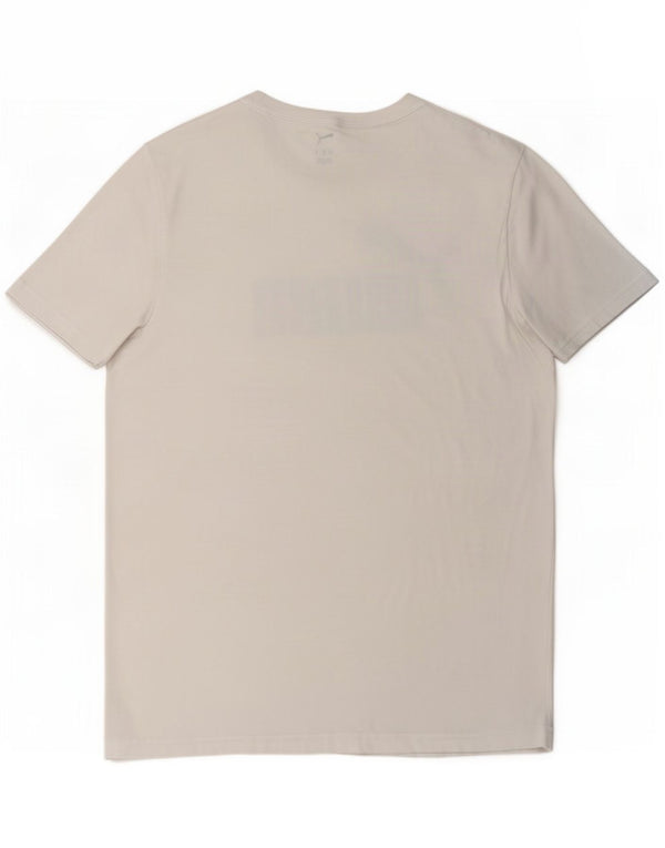 T-shirt grafic pentru bărbați Puma Top Large White