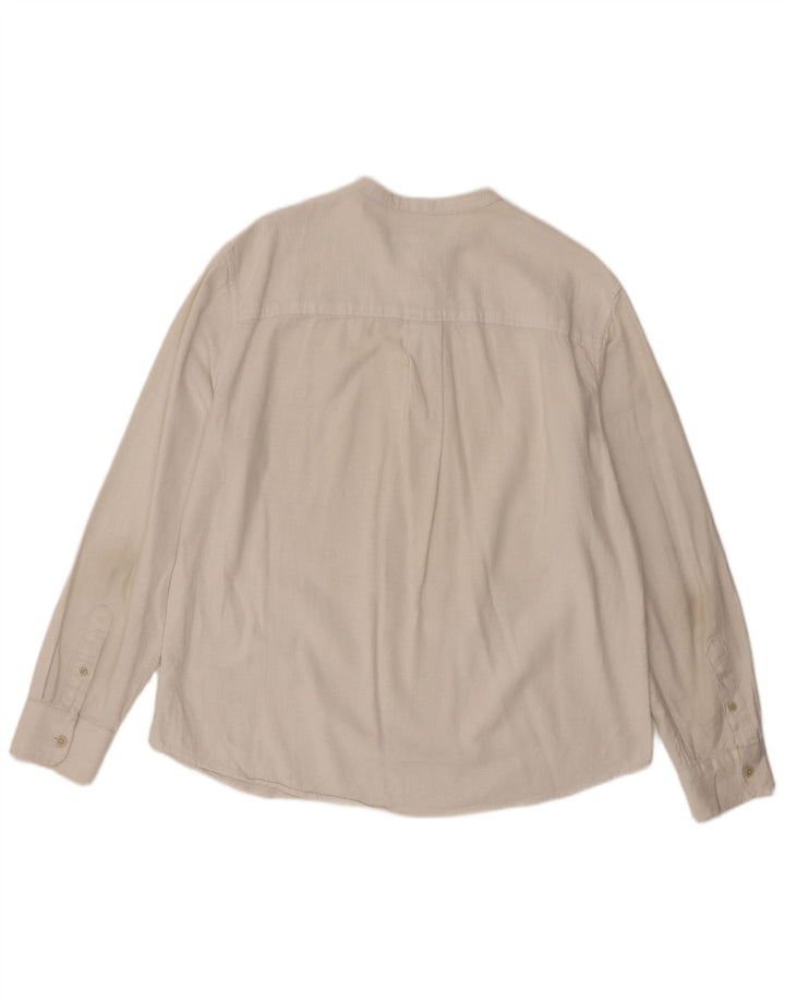 Cămașă pulover pentru bărbați Zara, mare, albă