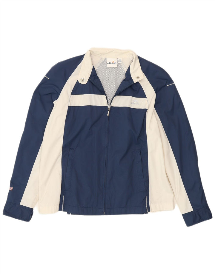 Jachetă de trening Ellesse pentru femei UK 12 Medium Bleumarin Colorblock