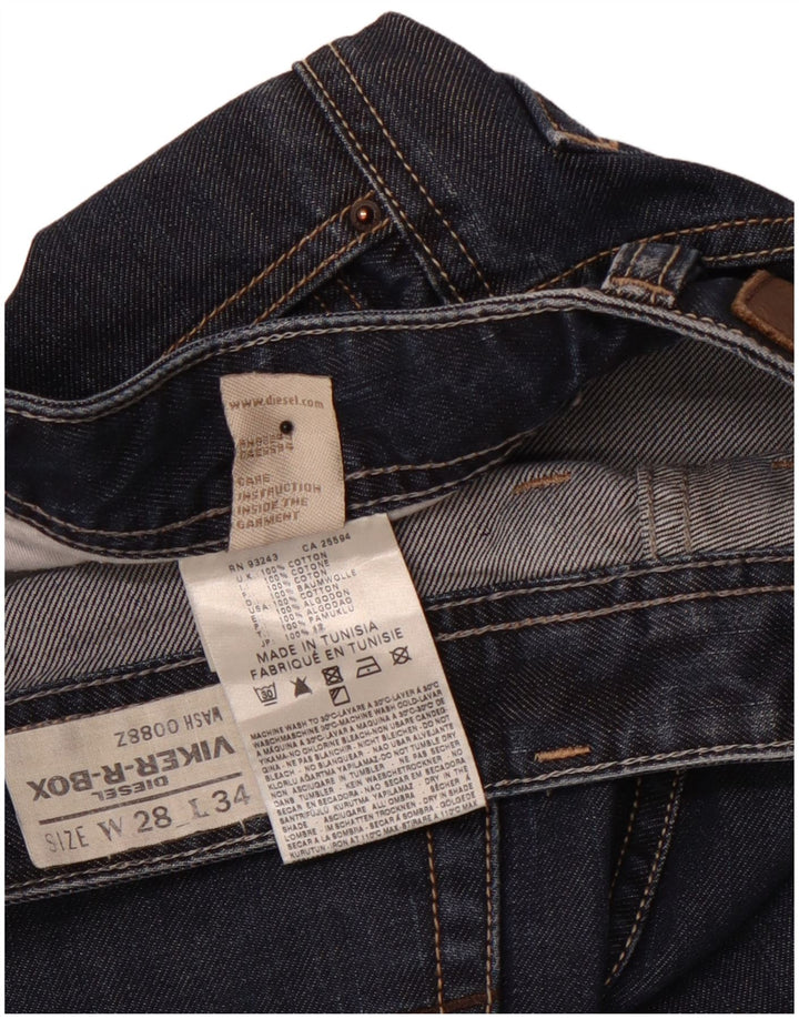 Pantaloni scurți DIESEL Viker-R-Box Denim W28 Medium Bluemarin Bumbac