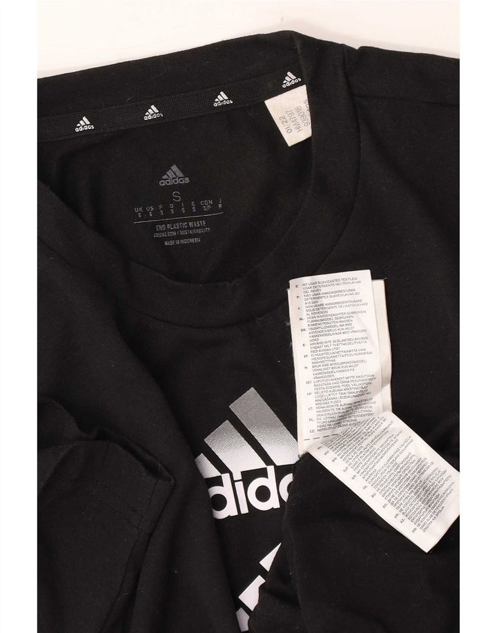 Tricou cu grafică Adidas Aeroready pentru bărbați Top mic poliester negru