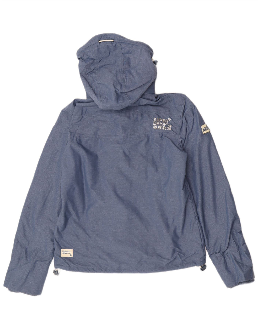 Jachetă Windbreaker cu grafică Superdry pentru femei UK 14 Medium Blue