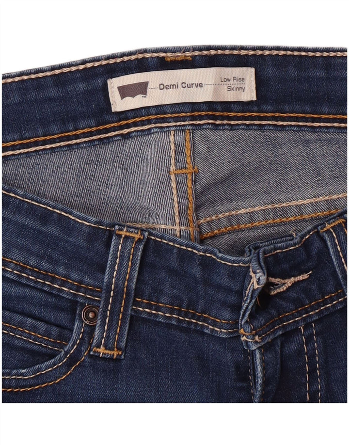 Blugi skinny cu talie joasă LEVI'S Demi Curve W28 L30 Albastru